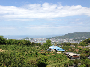 Uitzicht op Shikoku Chuo