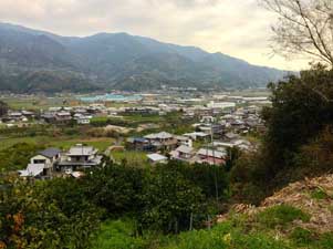 Uitzicht op Katsuura